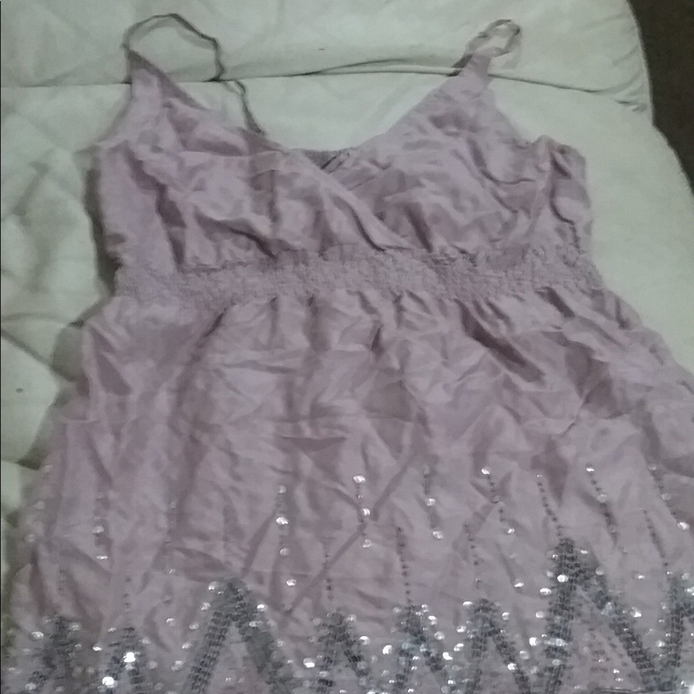 Light purple strap blouse